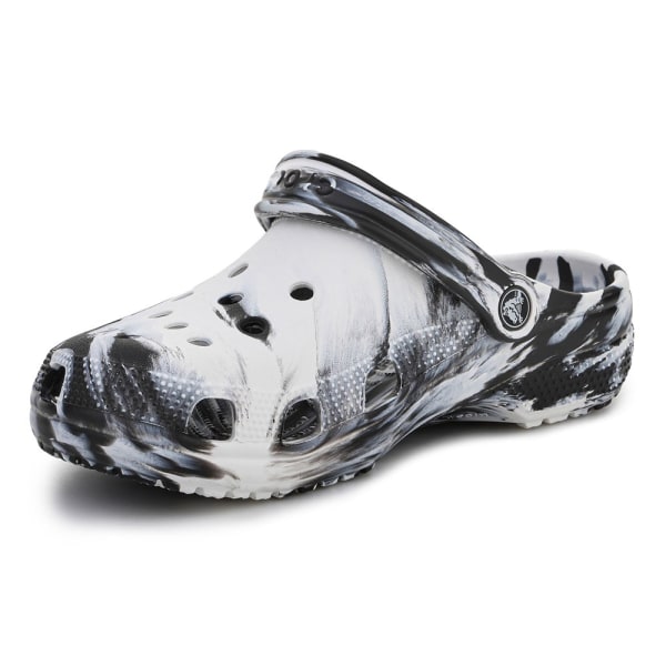 Puukengät Crocs Classic Marbled Clog Valkoiset,Mustat 36