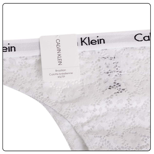 Majtki Calvin Klein 000QD3859E5GE Vit XS