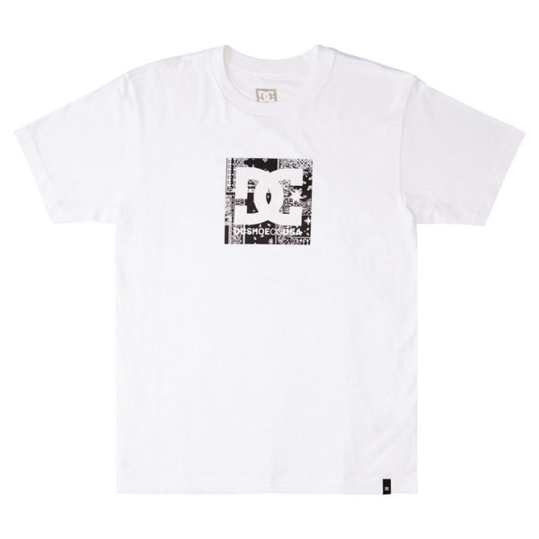 T-shirts DC Square Star Fill Hvid 170 - 175 cm/M