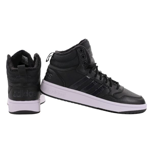Kengät Adidas Hoops 30 Mid Wtr Mustat 36