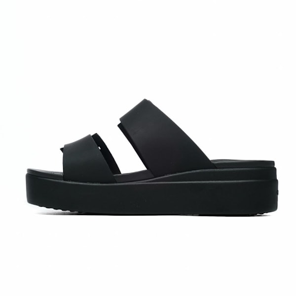 Rantakengät Crocs Brooklyn Sandal Low Wedge Mustat 38