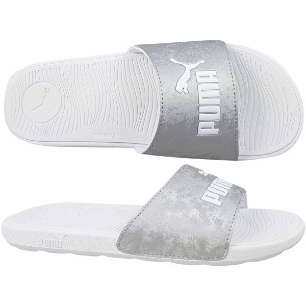 Tøffel Puma Cool Cat 20 Wns Sølv,Hvid 42