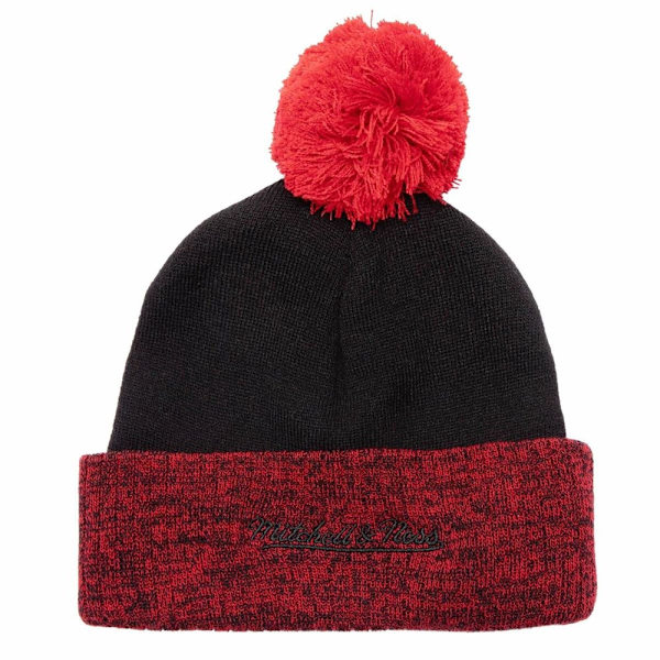 Mössar Mitchell & Ness Two Tone Pom Beanie Hwc Chicago Bulls Svarta,Röda Produkt av avvikande storlek