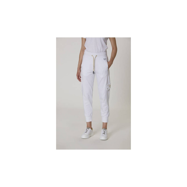 Byxor Aeronautica Militare PF886DF42373009 Vit 168 - 172 cm/M