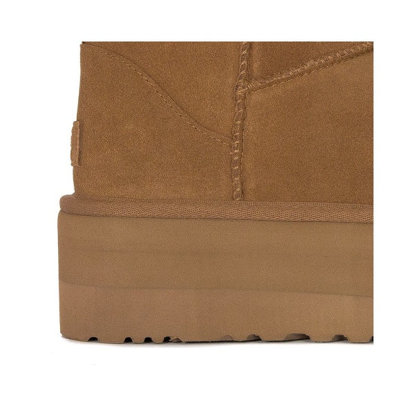 Lumisaappaat UGG Classic Mini Platform Ruskeat,Hunajan värinen 42