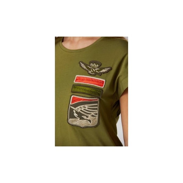 T-shirts Aeronautica Militare TS2060DJ51007255 Grøn 168 - 172 cm/M