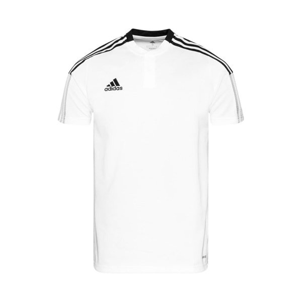 T-paidat Adidas Tiro 21 Polo Valkoiset 158 - 163 cm/XS