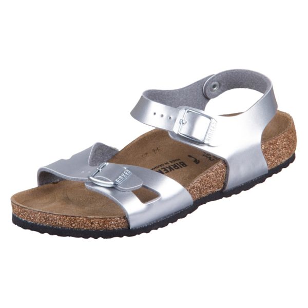 Sandaalit Birkenstock Rio Hopeanväriset 27