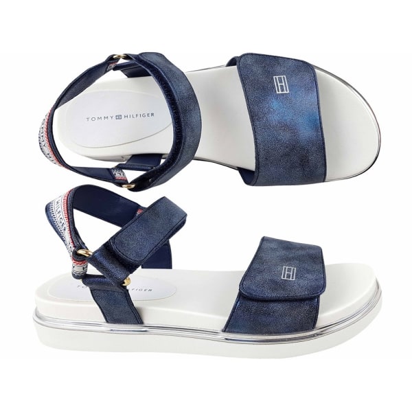 Sandaalit Tommy Hilfiger Platform Velcro Tummansininen 35