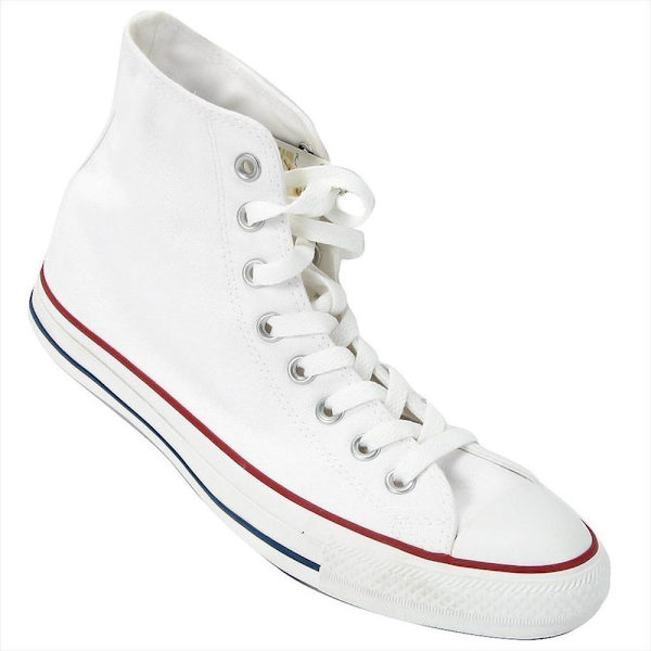 Gymnastikskor Converse All Star HI Optical White Vit 42.5