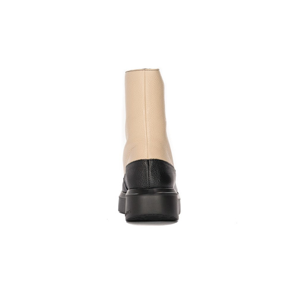 Sko Wonders A2802WILDNEGROCREAM Creme,Sort 38