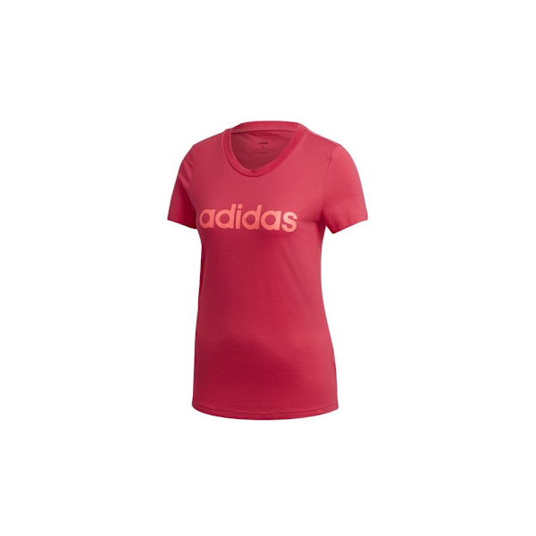 Shirts Adidas W E Lin Slim T Röda 152 - 157 cm/XS