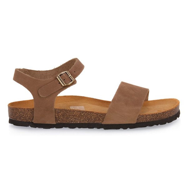 Sandaler Frau Nabuk Sabbia Brun 39