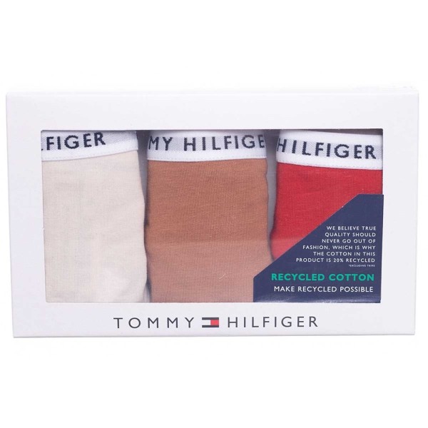 Majtki Tommy Hilfiger UW0UW028290R2 Rød,Hvid,Brun S