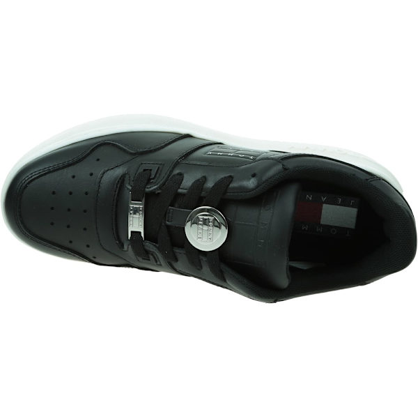 Puolikengät Tommy Hilfiger Retro Basket Flatform Charm Mustat 39