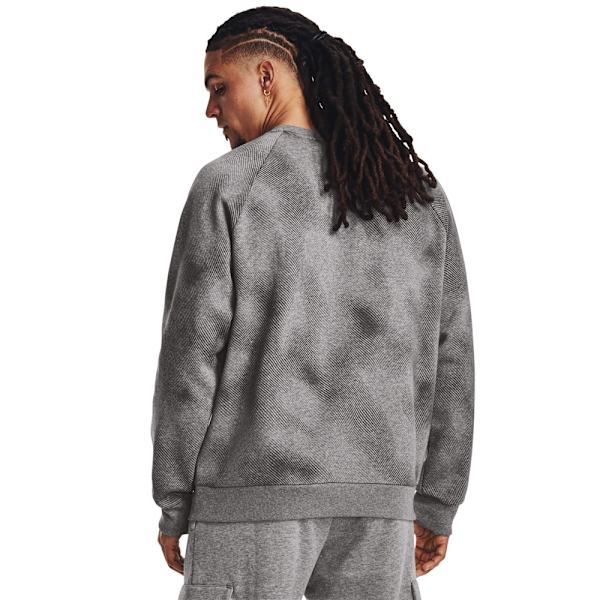 Puserot je Fleecet Under Armour Ua Rival Fleece Printed Crew Harmaat 188 - 192 cm/XL
