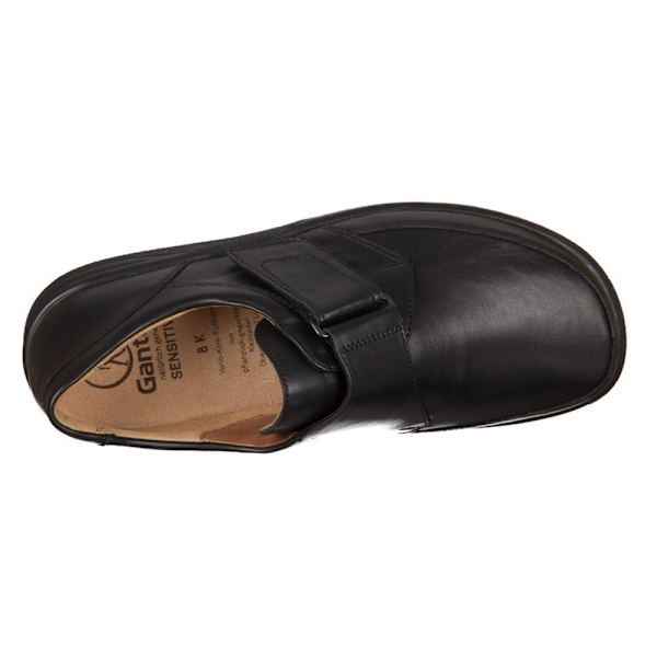 Sneakers low Ganter Kurt 25 67110100 Calf Leder Sort 10 UK men