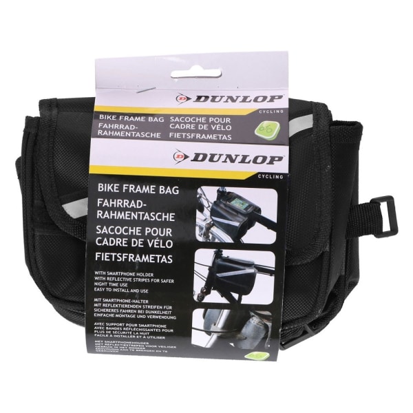 Laukut Dunlop Bike Frame Bag 2ASS Mustat
