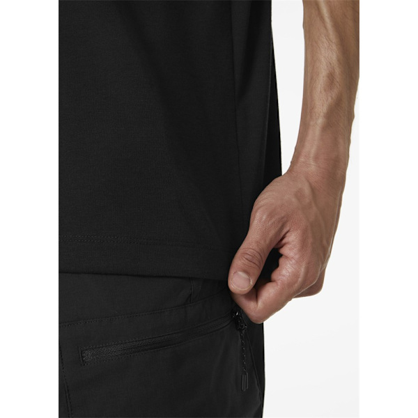 T-paidat Helly Hansen 53975990 Mustat 185 - 190 cm/XL