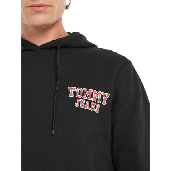 Puserot je Fleecet Tommy Hilfiger DM0DM16365BDS Mustat 184 - 188 cm/XL