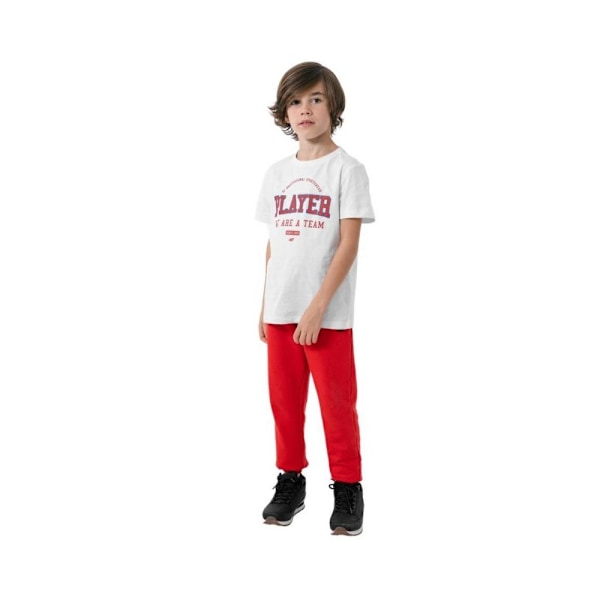 T-paidat 4F JTSM007 Valkoiset 122 - 127 cm