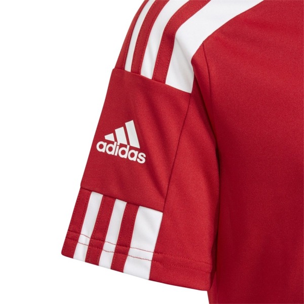 Shirts Adidas JR Squadra 21 Vit,Röda 147 - 152 cm/M
