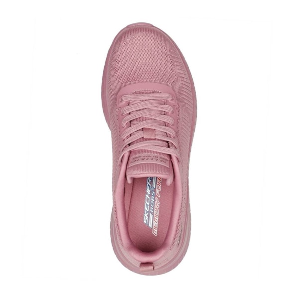 Puolikengät Skechers Memory Foam Bobs Squad Chaos Vaaleanpunaiset 37