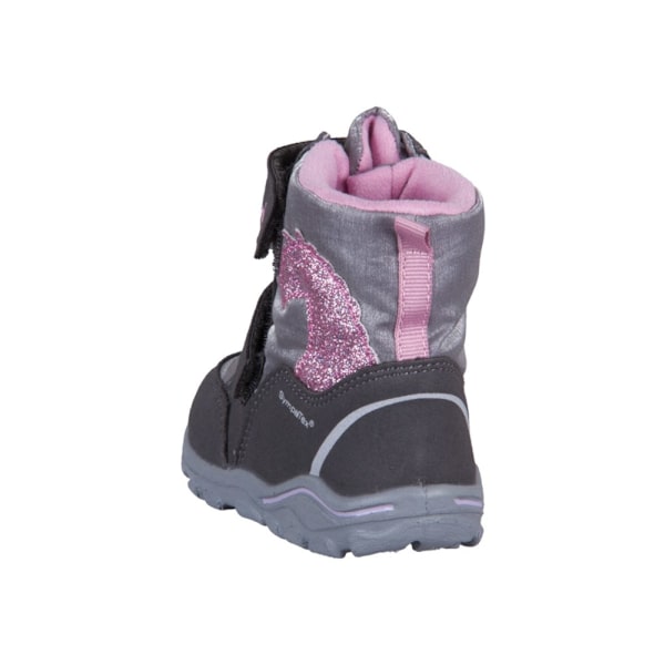 Lumisaappaat Lurchi Kalea Grey Pink Textil Harmaat,Vaaleanpunaiset 22