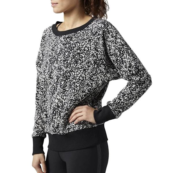 Sweatshirts Reebok Crewneck Speckled Sort,Hvid 164 - 169 cm/S