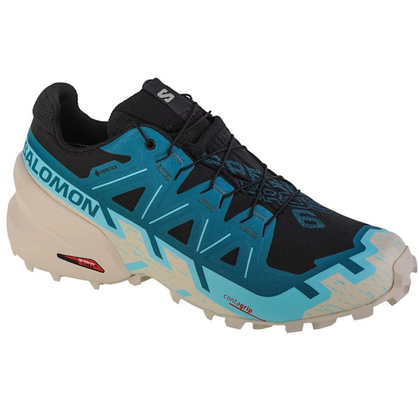 Kengät Salomon Speedcross 6 Gtx Mustat,Vaaleansiniset 45 1/3