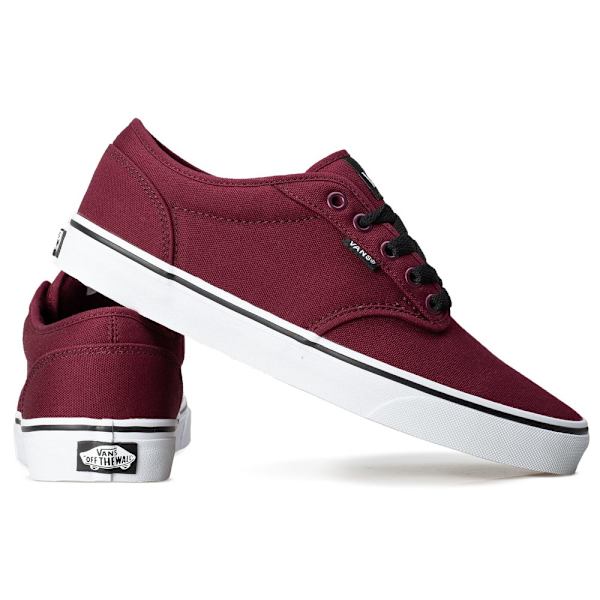 Sneakers low Vans Atwood Hvid,Sort,Bordeaux 42.5