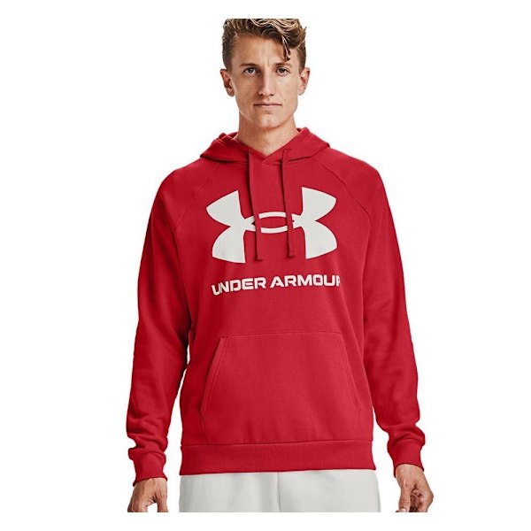 Puserot je Fleecet Under Armour Rival Fleece Big Logo Hd Punainen 173 - 177 cm/S