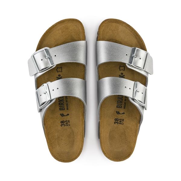 Puolikengät Birkenstock Arizona BF Hopeanväriset 41