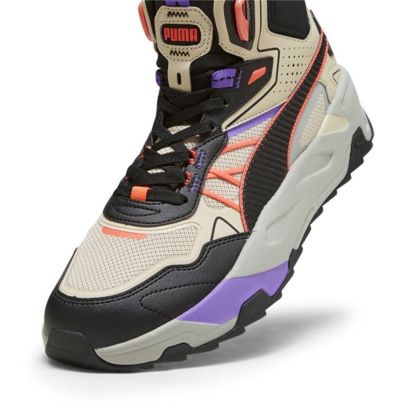 Skor Puma Trinity Mid Hybrid Svarta,Beige 42