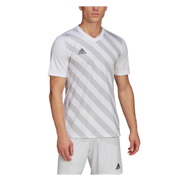 T-shirts Adidas Entrada 22 Hvid,Grå 164 - 169 cm/S