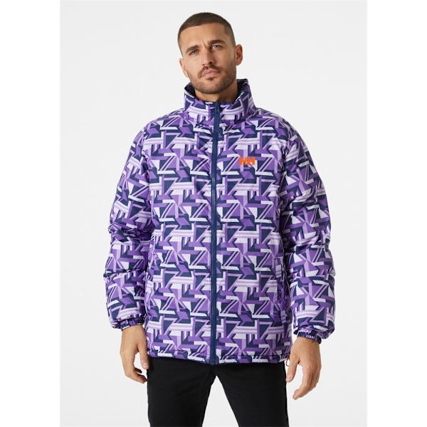 Jackor Helly Hansen Dwustronna Yu 23 Reversible Puffer Blå,Lila 179 - 185 cm/L