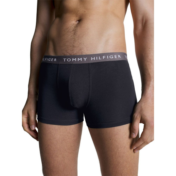 Majtki Tommy Hilfiger 3pk TRUNK WB Mustat L