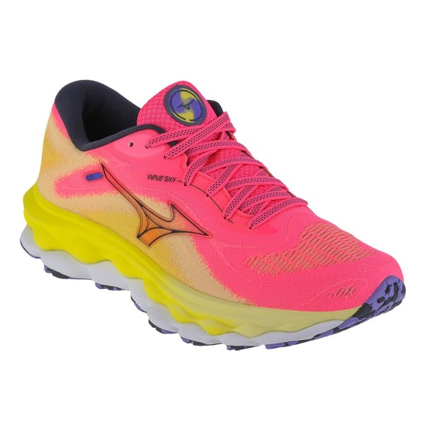 Lågskor Mizuno Wave Sky 7 Gula,Rosa 40.5