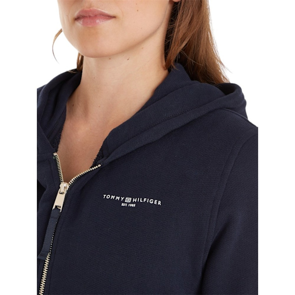 Puserot je Fleecet Tommy Hilfiger WW0WW39189DW5 Tummansininen 168 - 172 cm/M