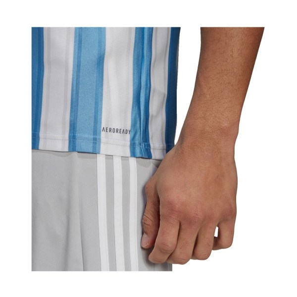 Shirts Adidas Striped 21 Vit,Blå 176 - 181 cm/L