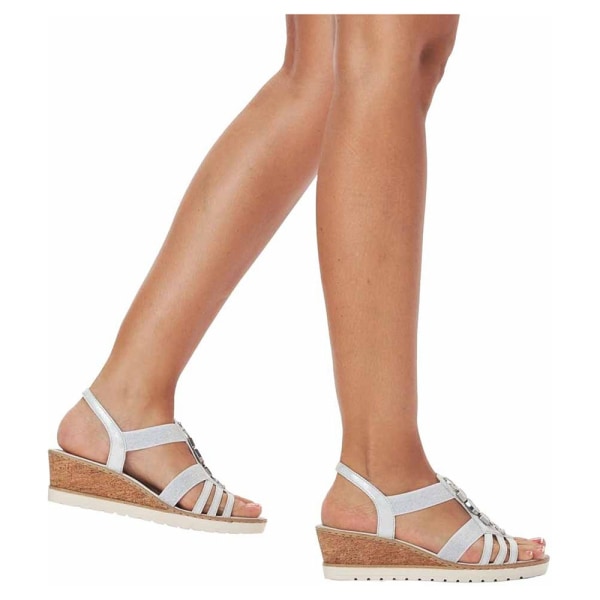 Sandaalit Remonte R626480 Hopeanväriset 38