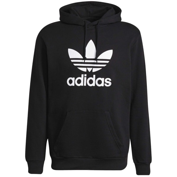 Puserot je Fleecet Adidas Adicolor Classics Trefoil Hoodie Mustat 176 - 181 cm/L