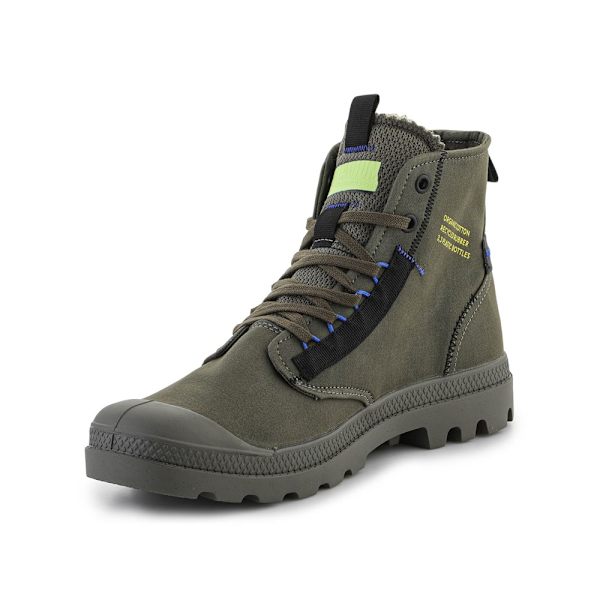 Skor Palladium Pampa HI Recraft Oliv 38