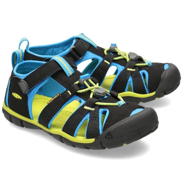 Sandaler Keen Seacamp II Cnx Sort,Blå 37