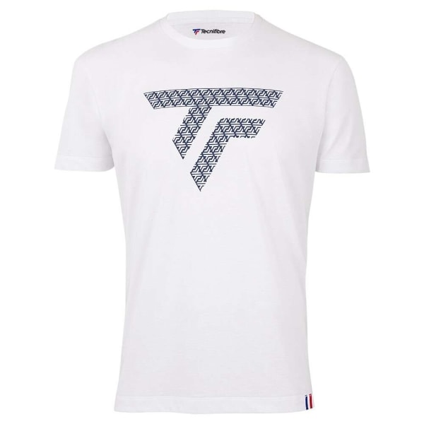 T-shirts Tecnifibre Training Tee White Hvid 183 - 187 cm/L