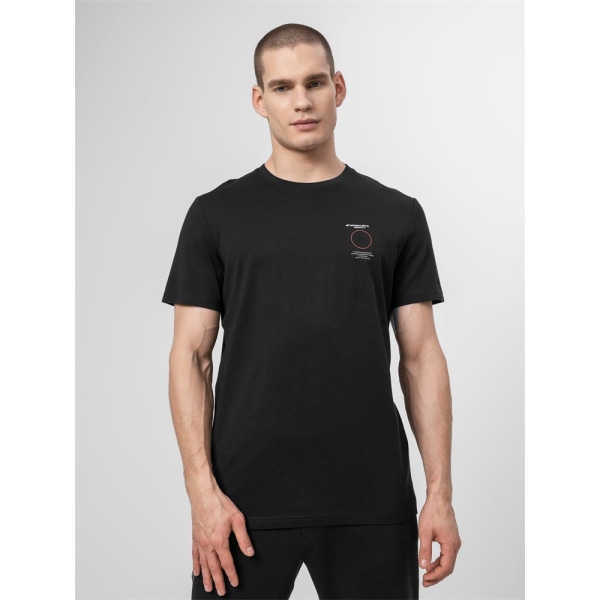 T-shirts 4F TSM010 Sort 185 - 188 cm/XXL