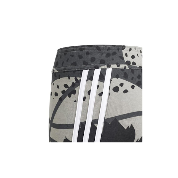 Housut Adidas G FI 3STRIPES Aop Tight Harmaat 159 - 164 cm/L