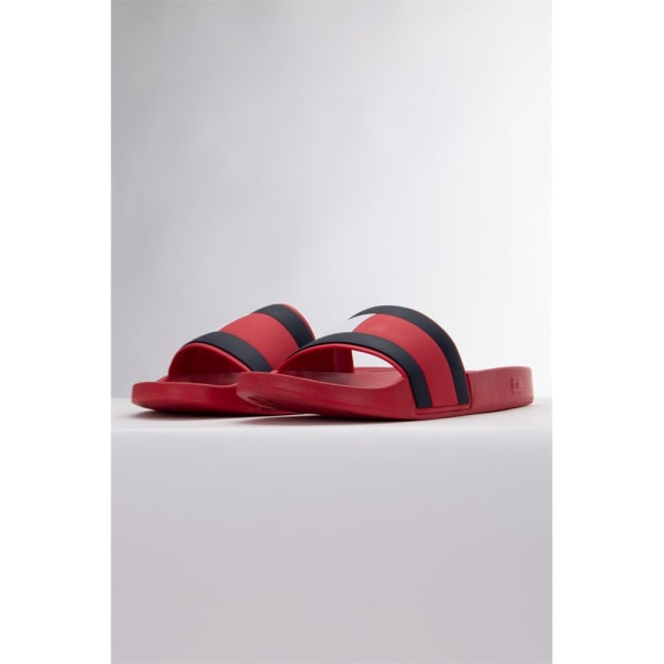 Tofflor Tommy Hilfiger Flag Pool Slide Röda 45