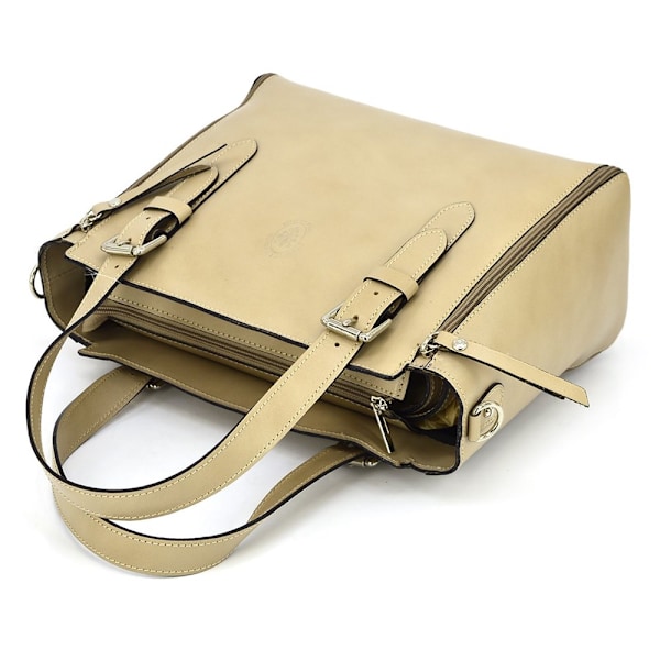 Håndtasker Vera Pelle VP889 Creme