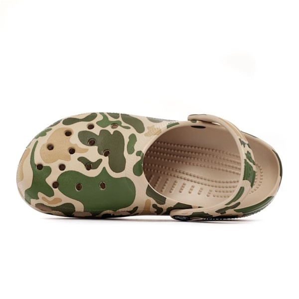 Træsko Crocs Classic Printed Camo Brun,Grøn 36